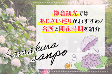 鎌倉観光ではあじさい巡りがおすすめ！名所と開花時期を紹介